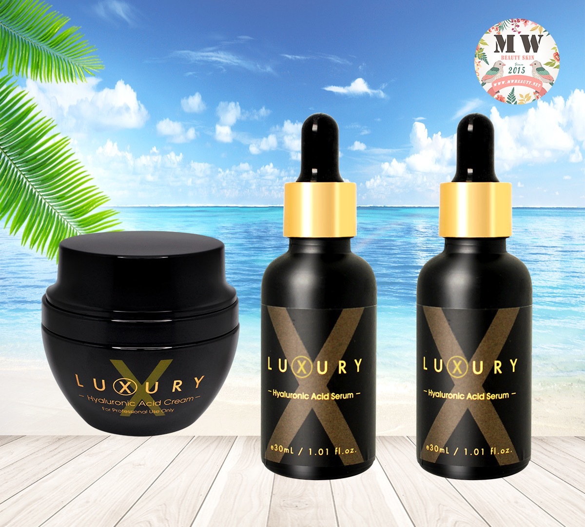 L14 🎈女皇逆齡體驗裝 (Luxury女皇急救水 2 支＋LUXURY 女皇吊線奇蹟面霜）