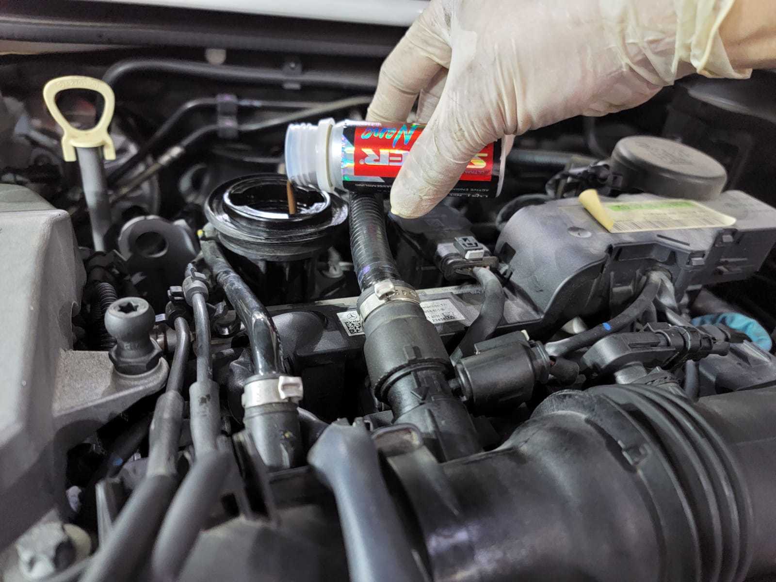 Mercedes benz gla 250 平治 super nano 引擎修復劑 engine restorer