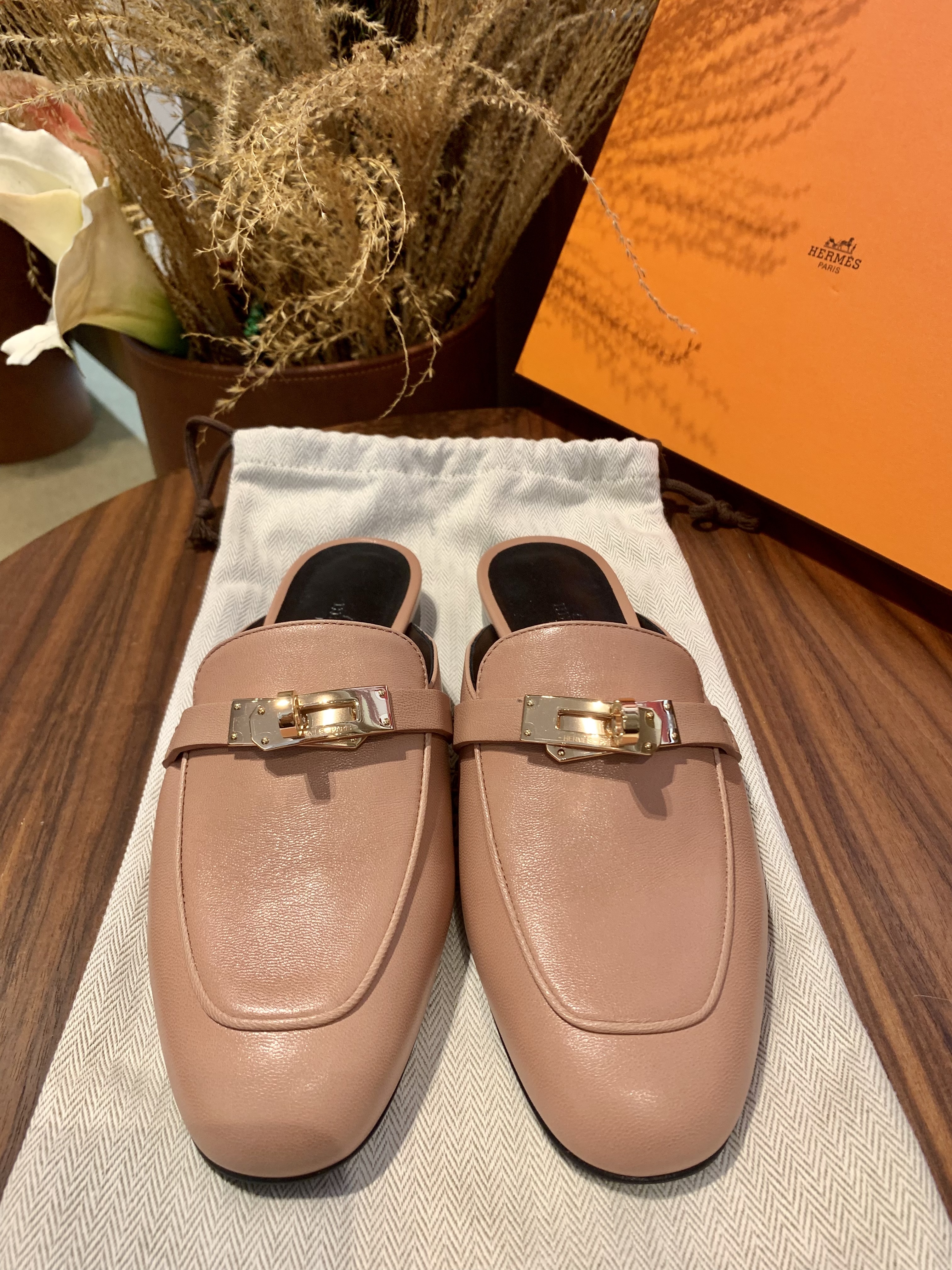 Oz mule pink CD ( 可預訂鞋碼）