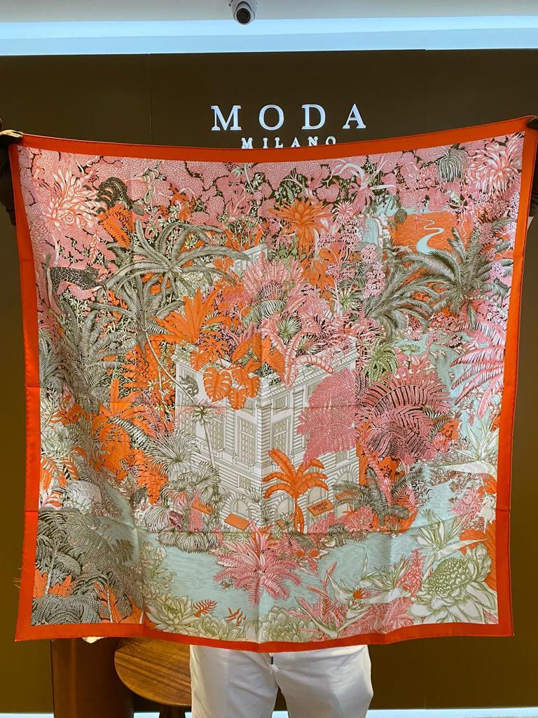 Scarf 100% soie 90 x 90cm