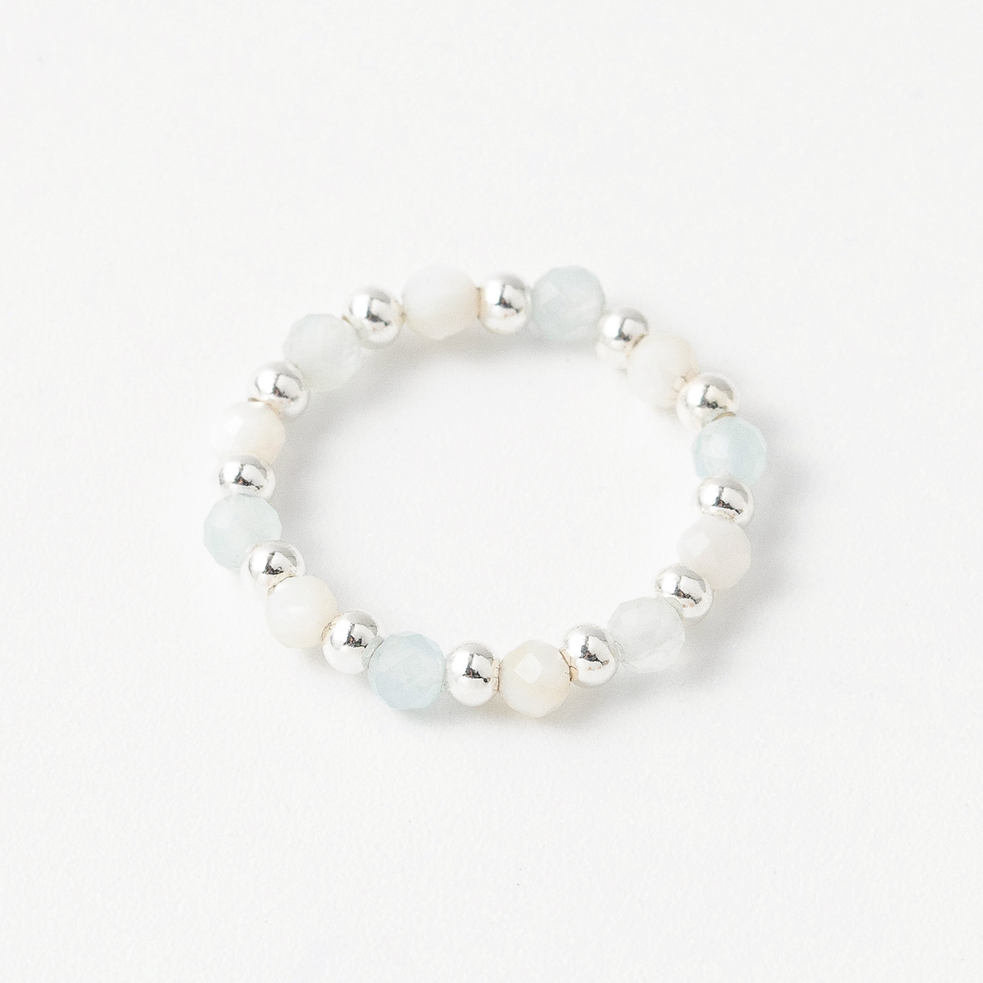 純銀,水晶,鍊戒