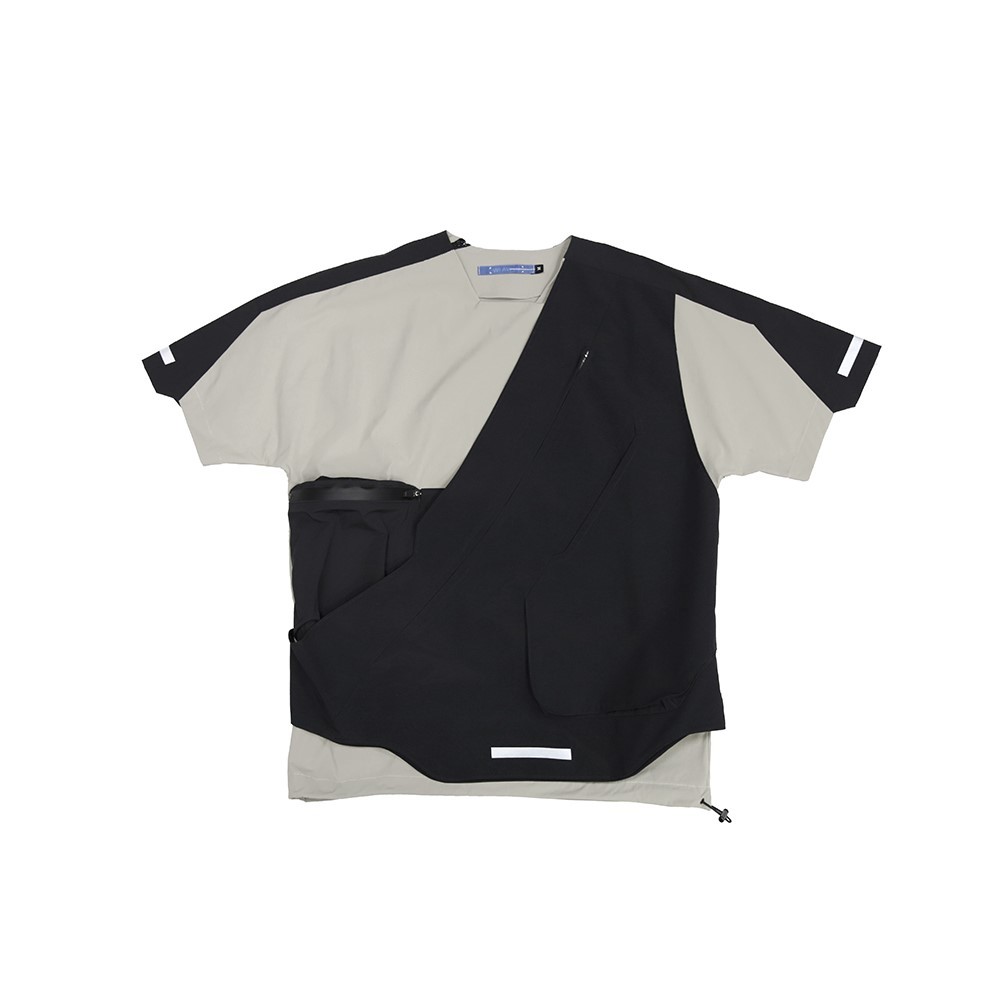 側大袋上衣 - 卡其