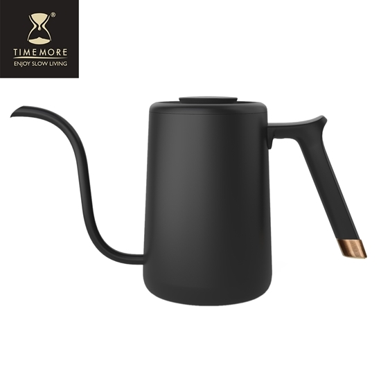 【TIMEMORE】泰摩 魚Pure 手沖壺細口壺 700ml (黑｜白)