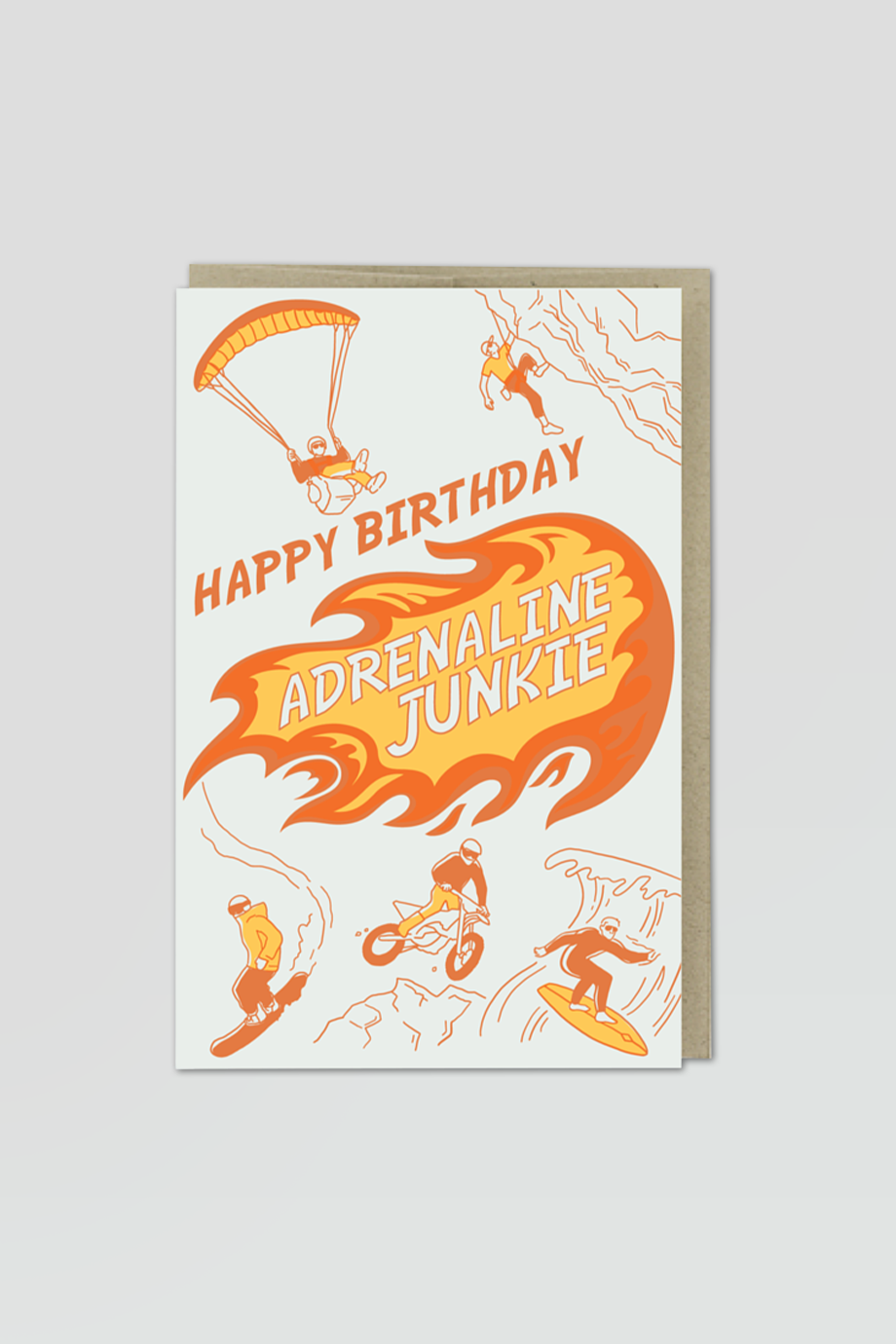 PIKE ST. PRESS｜ADRENALINE JUNKIE 生日卡
