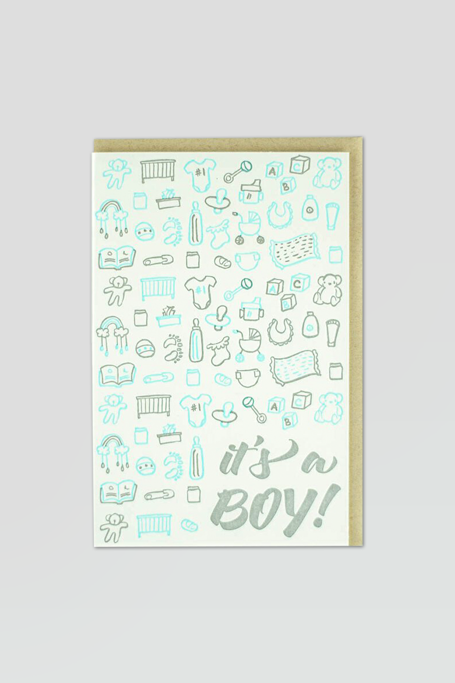 PIKE ST. PRESS｜IT’S A BOY 祝賀卡
