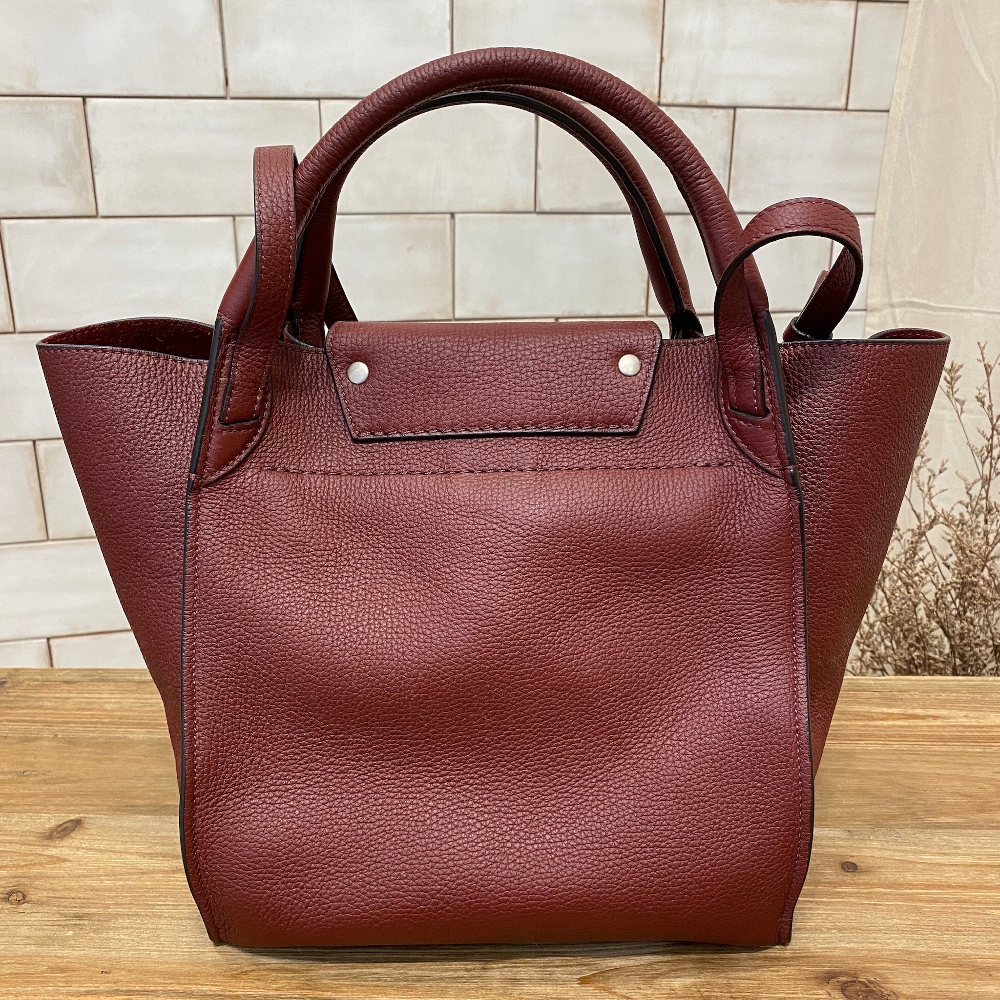 Celine big hot sale bag burgundy