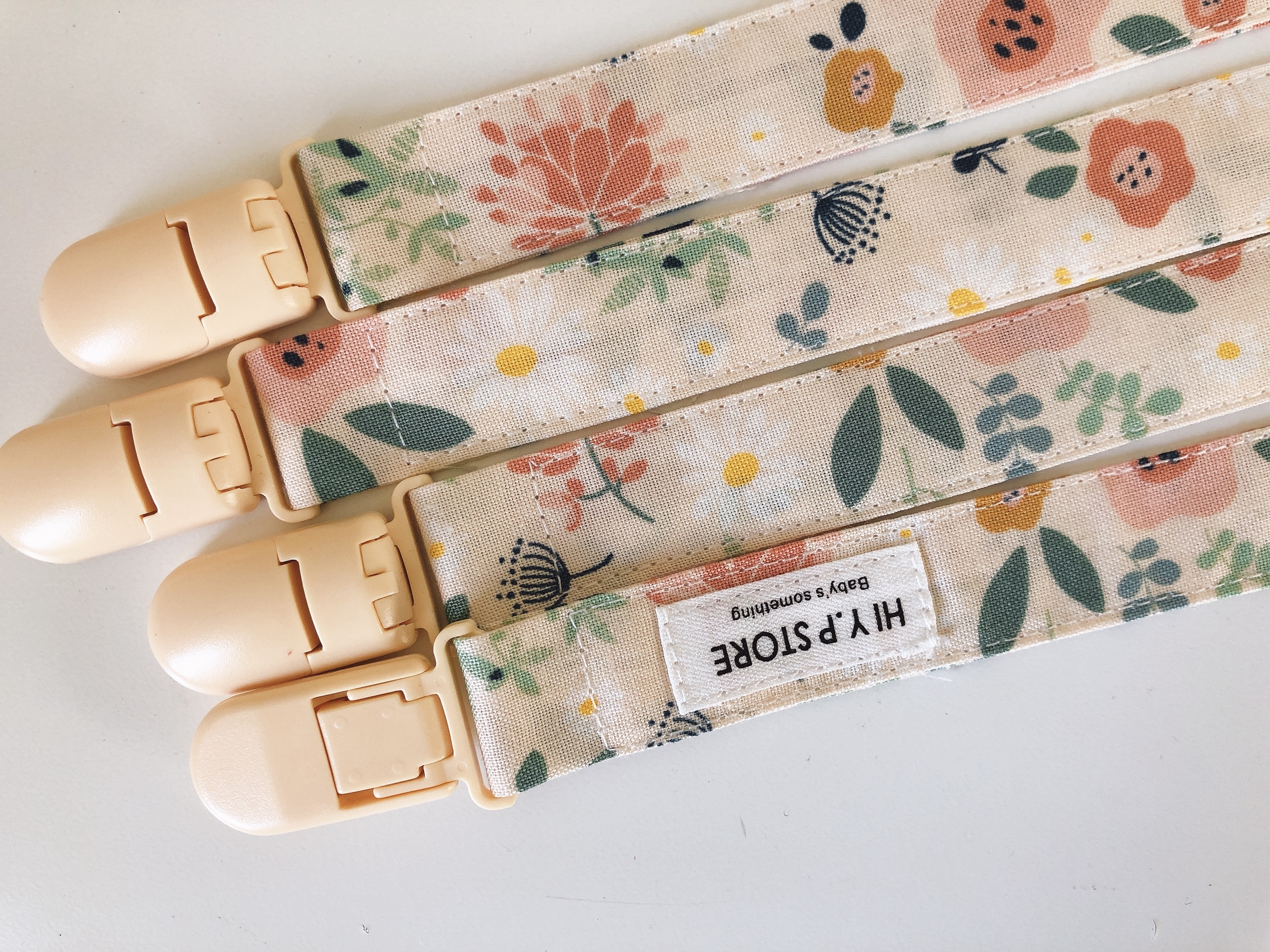 Hi Y.P store-鱷魚夾-清新花卉(鵝黃夾)