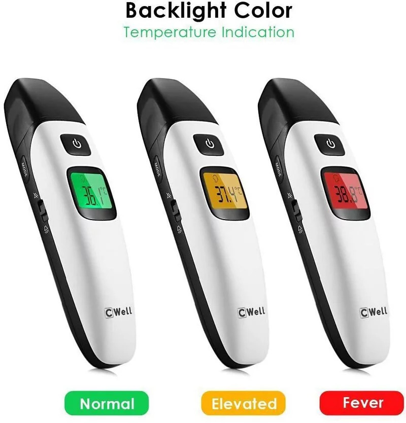 💝82折💝CAPTAINWELL 速測體溫槍【美國CaptainWell】速測體溫槍！秒間測量探熱！精確可靠！設有額採，耳探，還有物品温度探測三個模式！無需接觸人體皮膚，安全衛生！