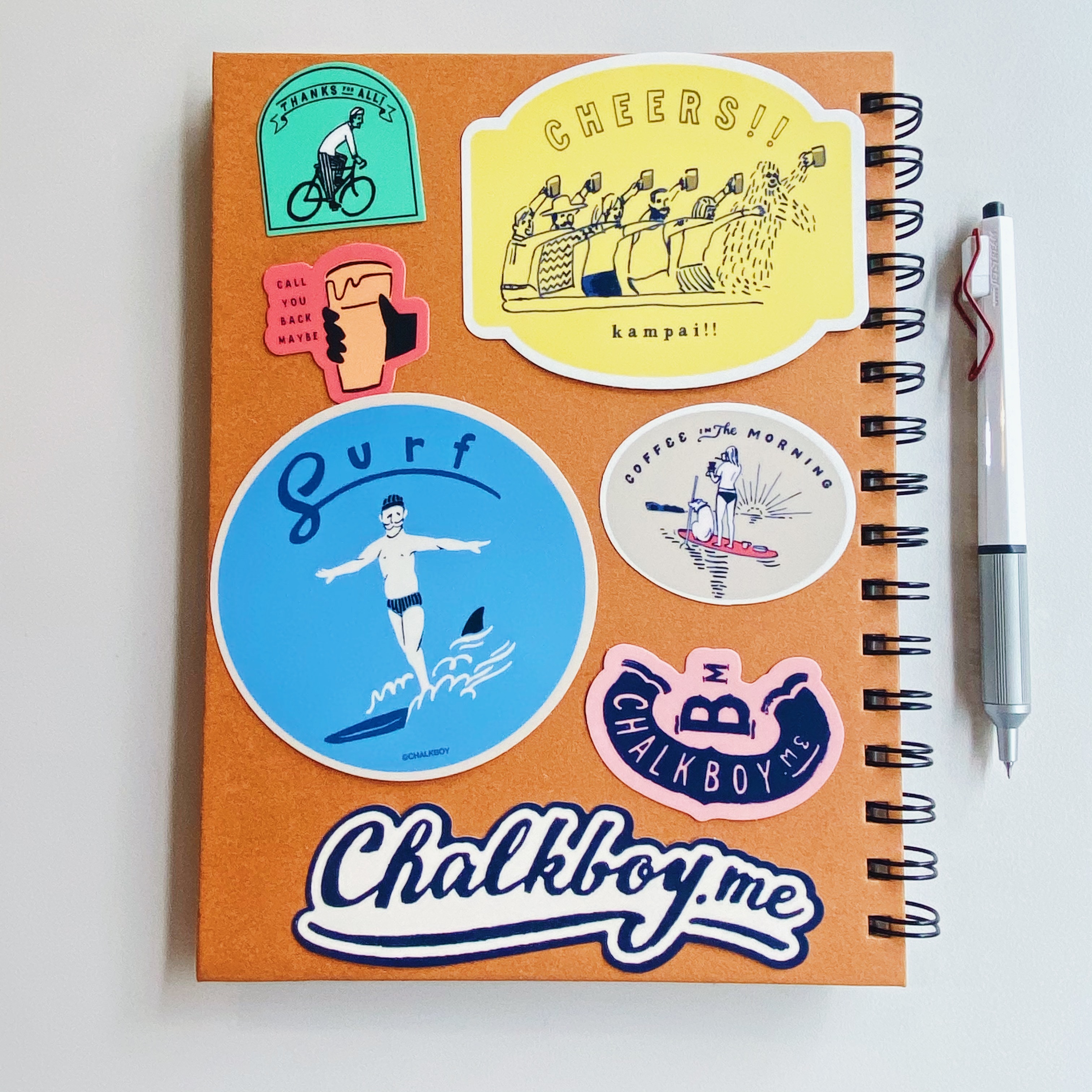 CHALKBOY_play 7入防水貼紙包  ｜日本Greeting Life