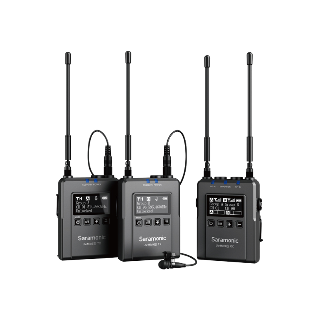 Saramonic楓笛 UwMic9S Kit2 UHF無線麥克風系统