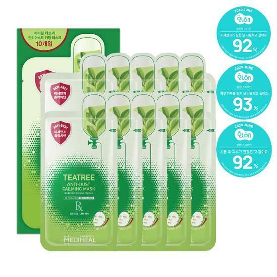 Mediheal Tea Tree Anti-Dust Calming Mask [10PCS]