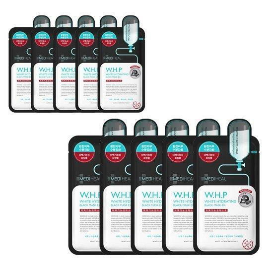 Mediheal W.H.P White Hydrating Black Mask EX. [10PCS]