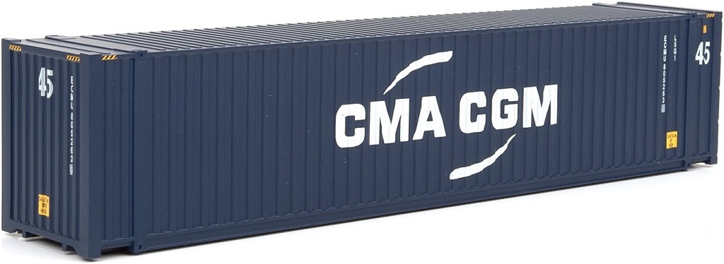 SceneMaster 949-8569 HO規 CMA CGM 45呎 CIMC 貨櫃.藍