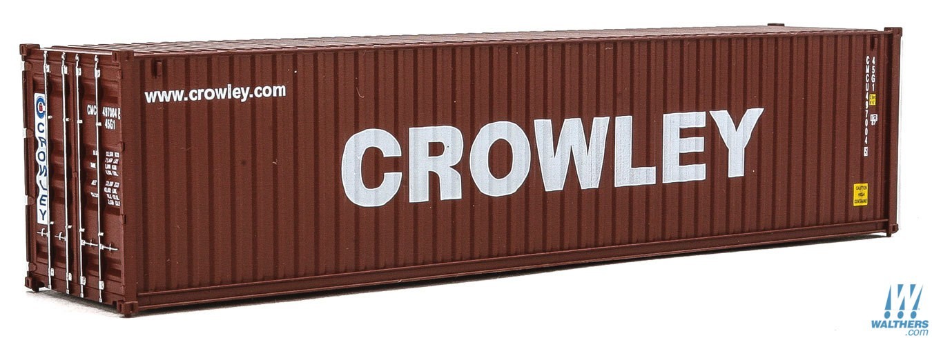 SceneMaster 949-8261 HO規 CROWLEY 40呎 貨櫃 棕