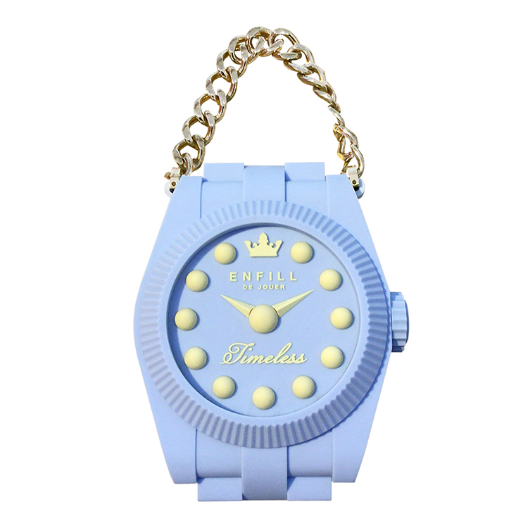 Candies 金錶鏈包(藍)