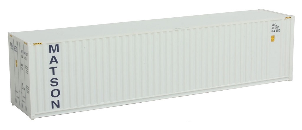 SceneMaster 949-8205 HO規 MATSON 40呎 貨櫃.米白