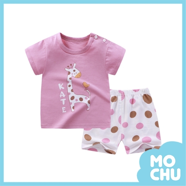 (80.100cm現貨)粉嫩長頸鹿套裝