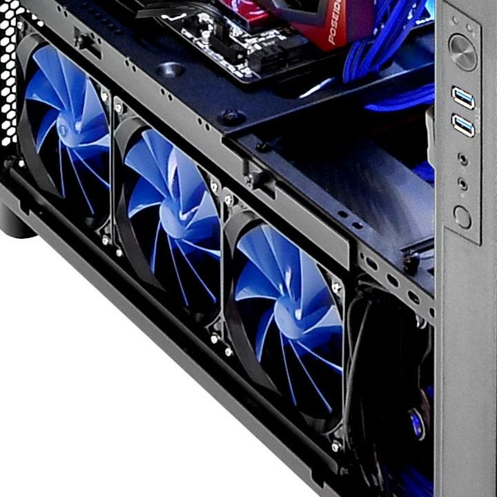 米特3C數位–Thermaltake曜越 Pure 12 C Blue靜音風扇/藍/CL-F037-PL12WT-A