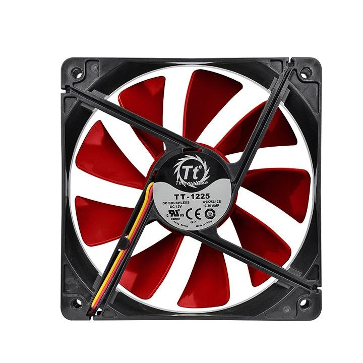 米特3C數位–Thermaltake 曜越 Pure 12 C Red靜音風扇/紅/CL-F037-PL12RE-A