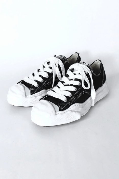 『代購+現貨商品』MAISON MIHARA YASUHIRO HANK MMY 開口笑 低筒 溶解鞋 拼接 黑白 現貨 A05FW702