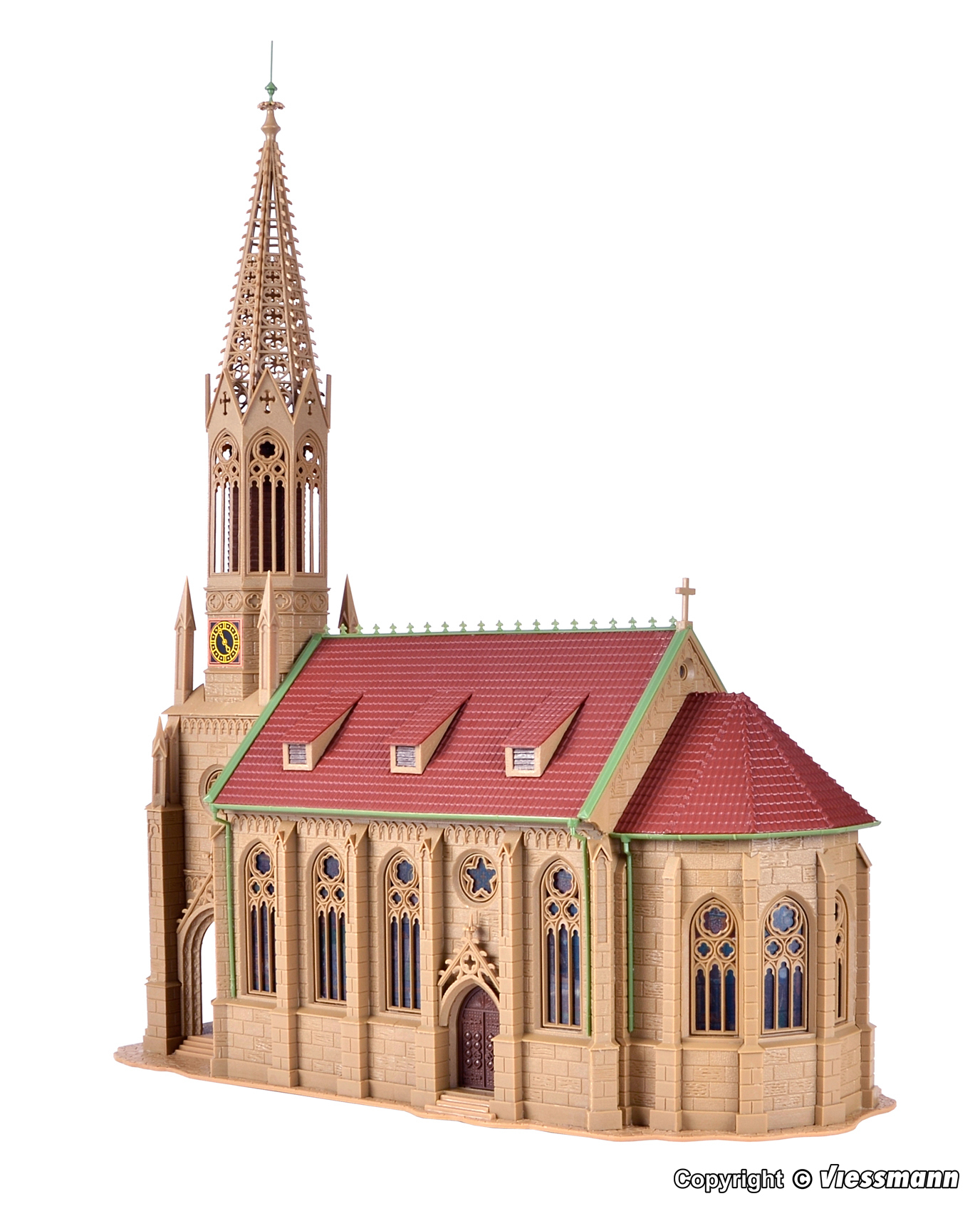 Vollmer 43739 HO scale, Church Stuttgart-Berg