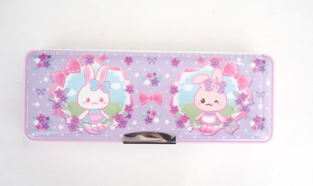 日本Usamomo萌兔桃桃-鉛筆盒-花田