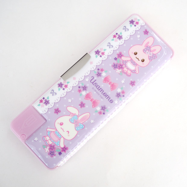 日本Usamomo萌兔桃桃-鉛筆盒-花田