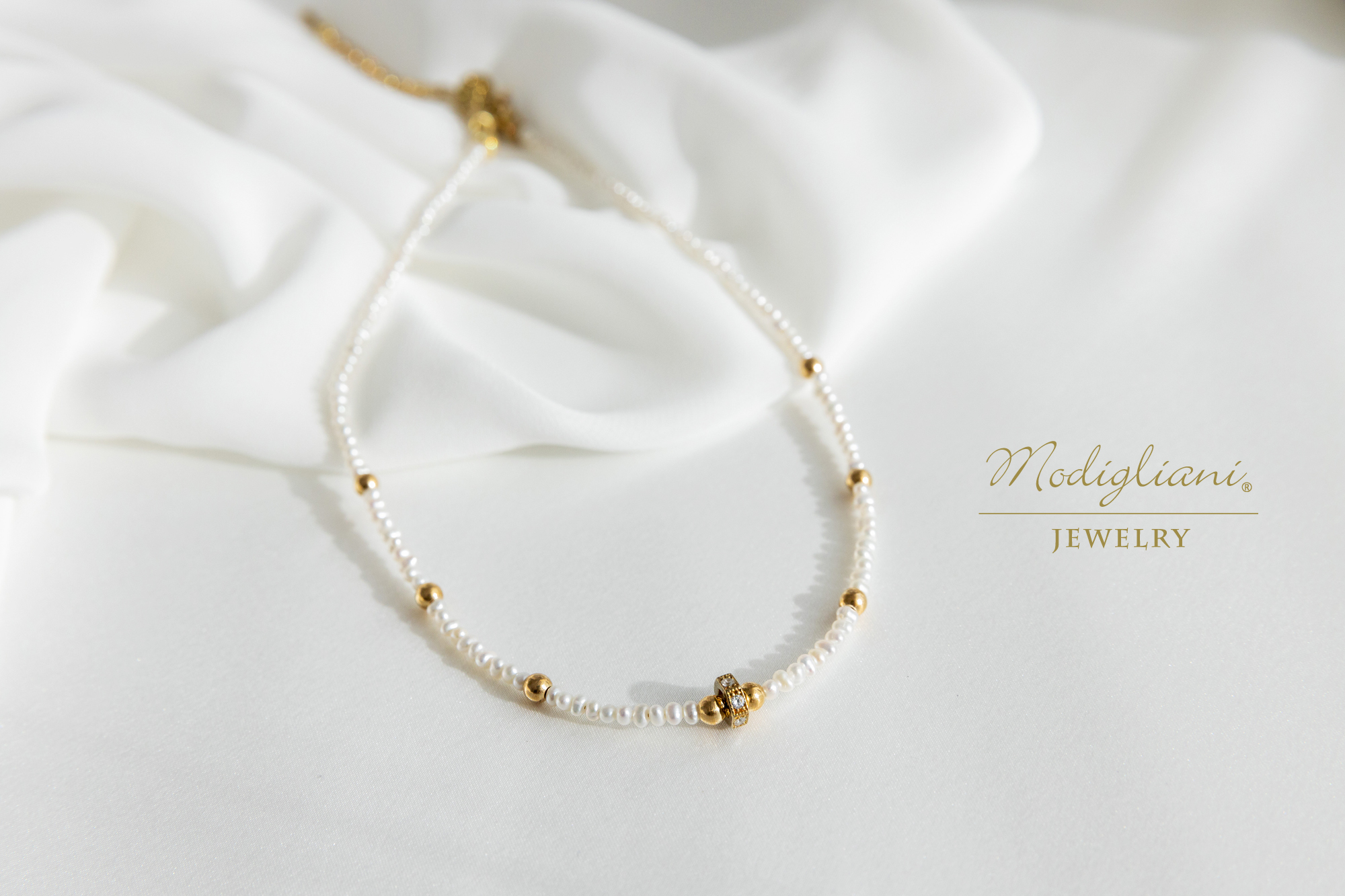 黃銅飾品,黃銅,簡約,百搭,天然珍珠,項鍊,頸鍊,鋯石,珍珠