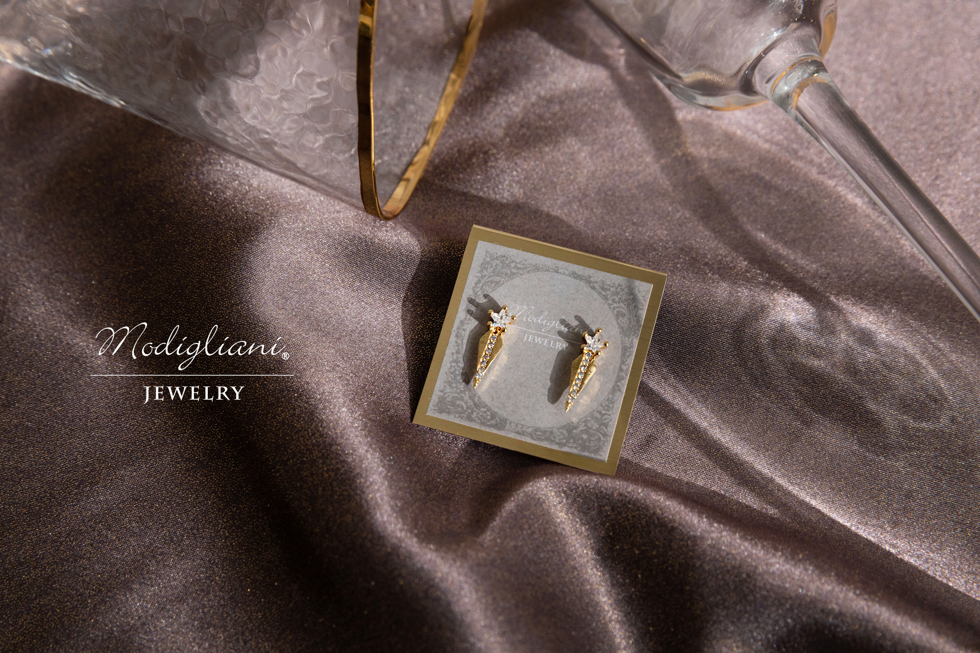 18KGP 閃爍之光耳環