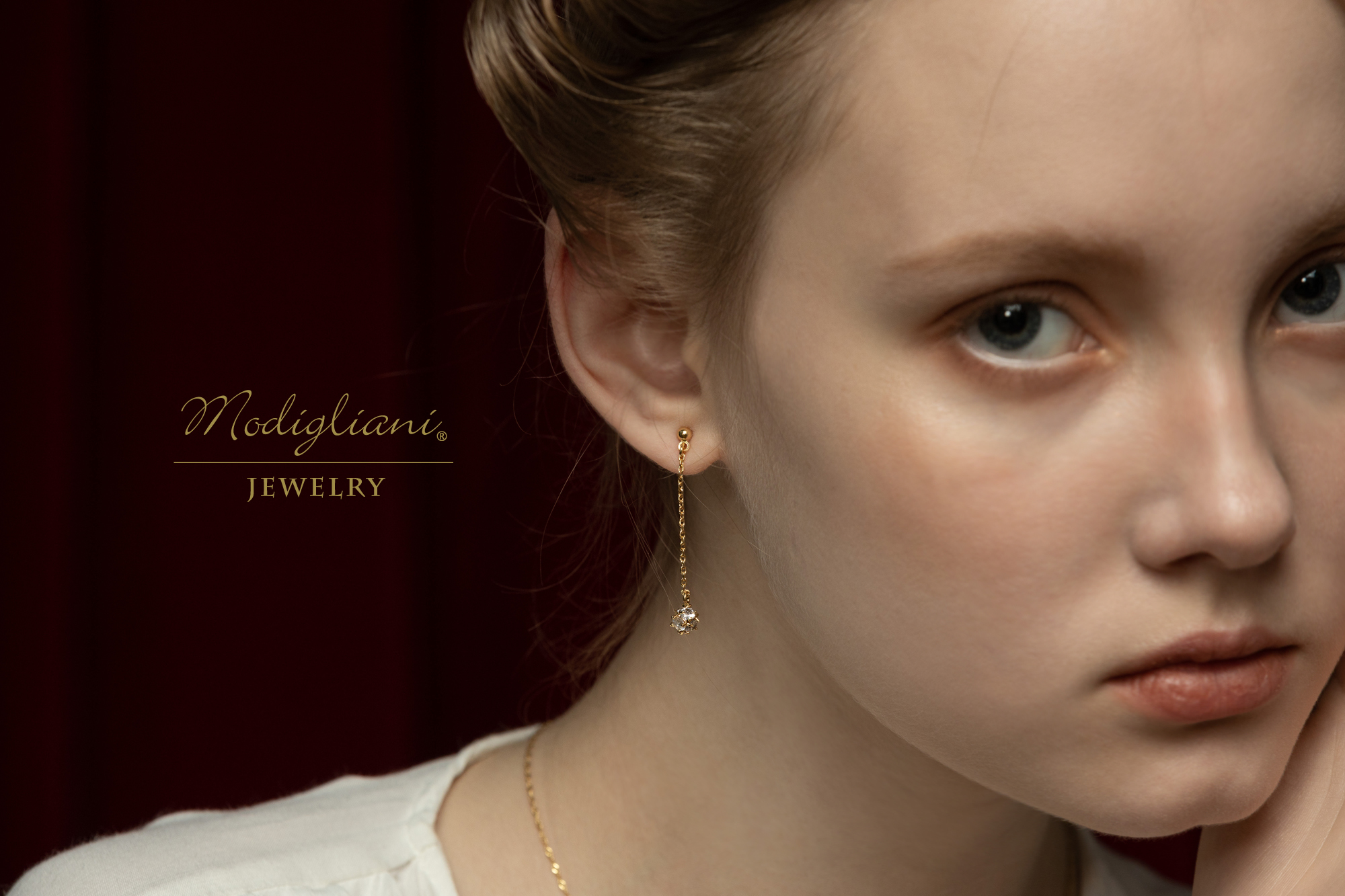 黃銅飾品,黃銅,簡約,百搭,耳環,垂墜式耳環,18K金,鋯石,