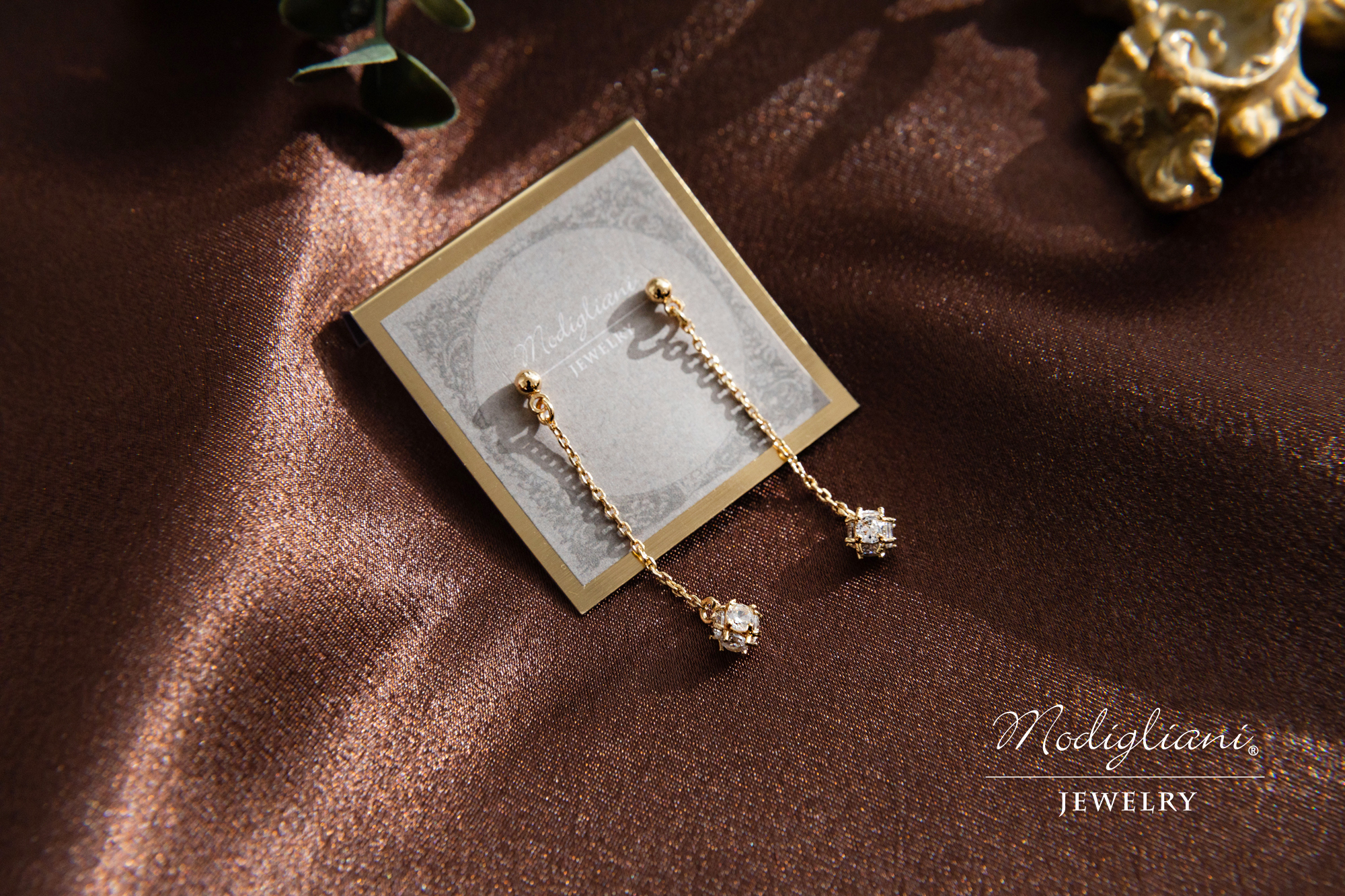 黃銅飾品,黃銅,簡約,百搭,耳環,垂墜式耳環,18K金,鋯石,