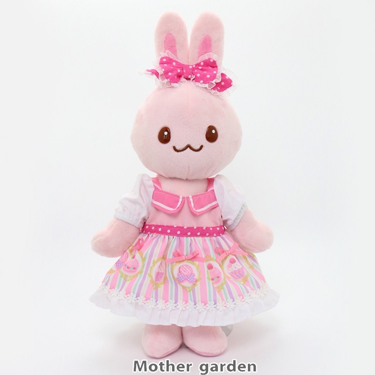 日本Usamomo萌兔桃桃-更衣配件-洋裝組 甜點 43cm專用