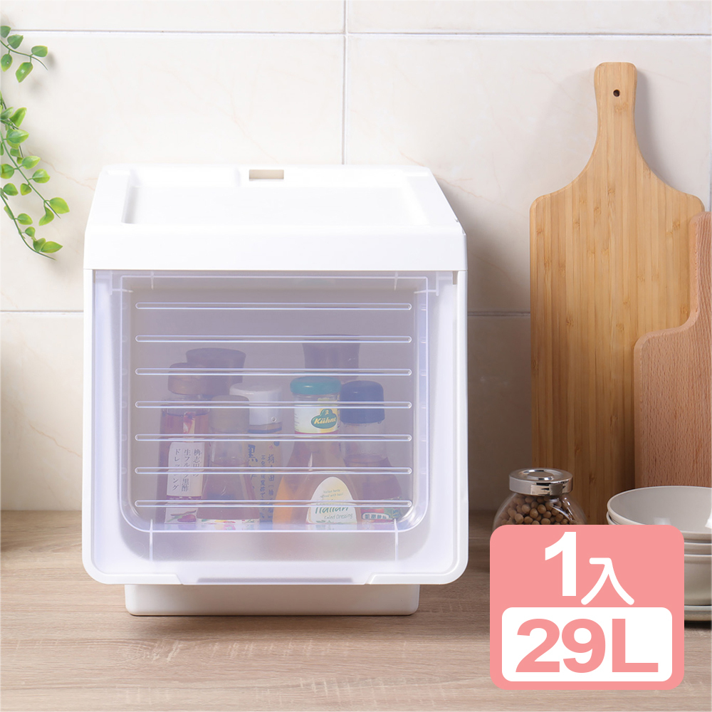 《真心良品》KEYWAY大開口前掀式直取整理箱(29L)-1入