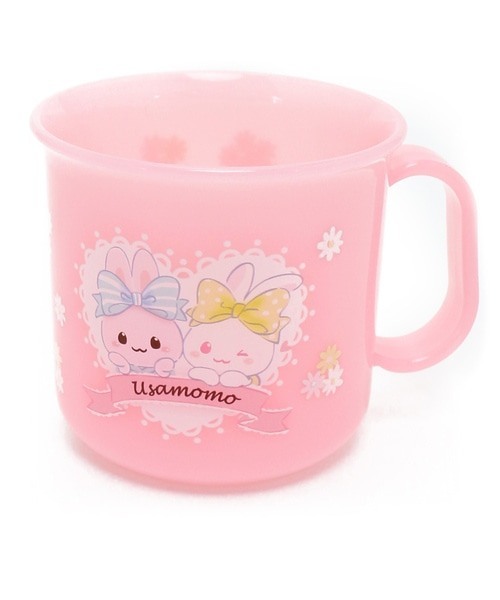 Usamomo萌兔桃桃-美耐皿杯-花漾