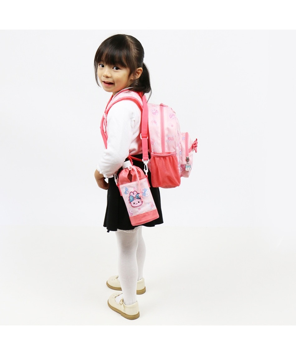 Usamomo萌兔桃桃-保冷水壺背袋-花漾