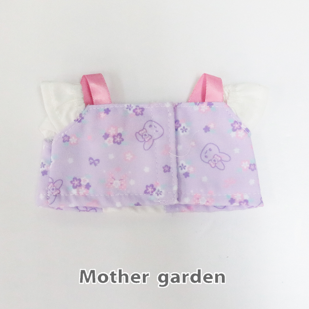 Usamomo萌兔桃桃-更衣配件蝴蝶結紫上衣 亮色背心  小花上衣 彩虹上衣 S尺寸