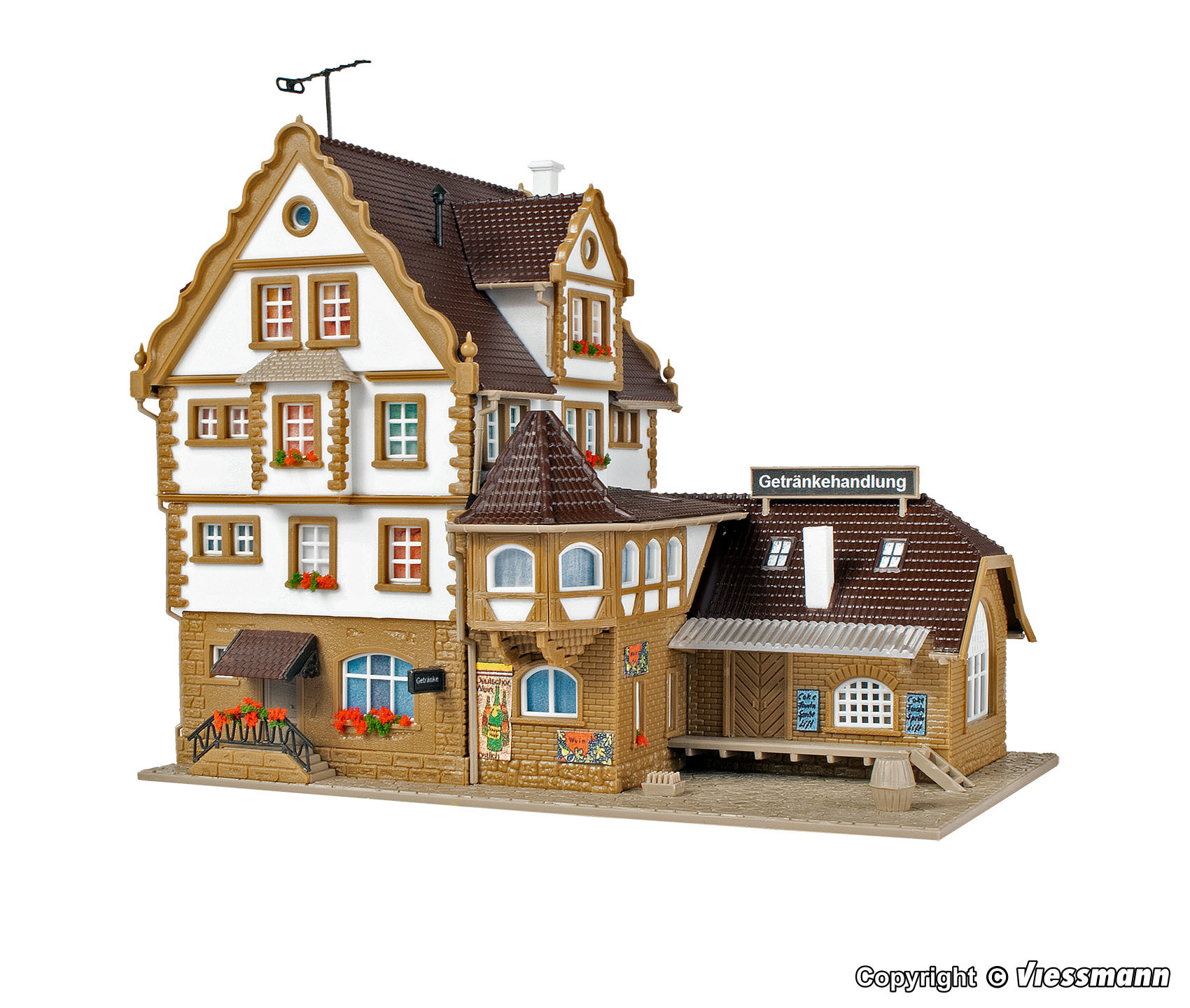 Vollmer 47687 N Beverager store with LED lighting, functional kit