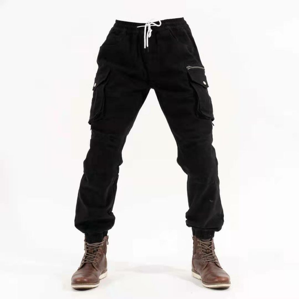 SBK DC-27 黑 工裝束口 防摔褲 休閒褲