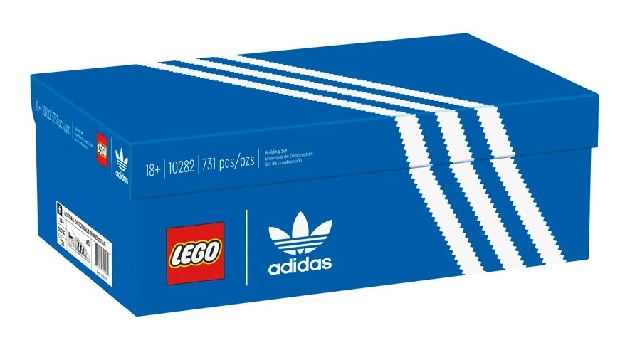 樂高 Lego 10282  x Adidas originals superstar 愛迪達 經典款 聯名 鞋子