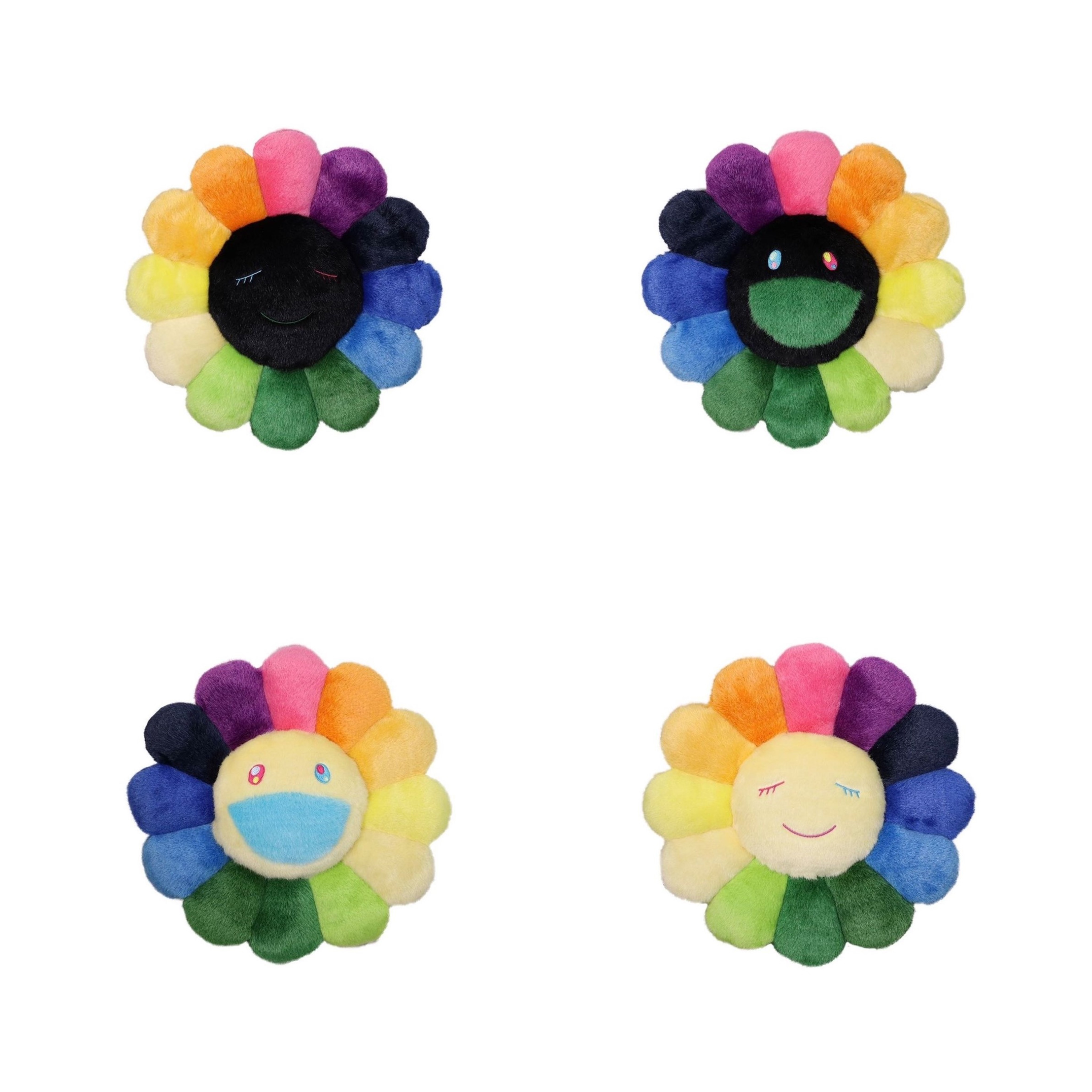 Kaikai Kiki FLOWERS 30cm 村上隆 花花 彩色 太陽花 抱枕 限定 現貨