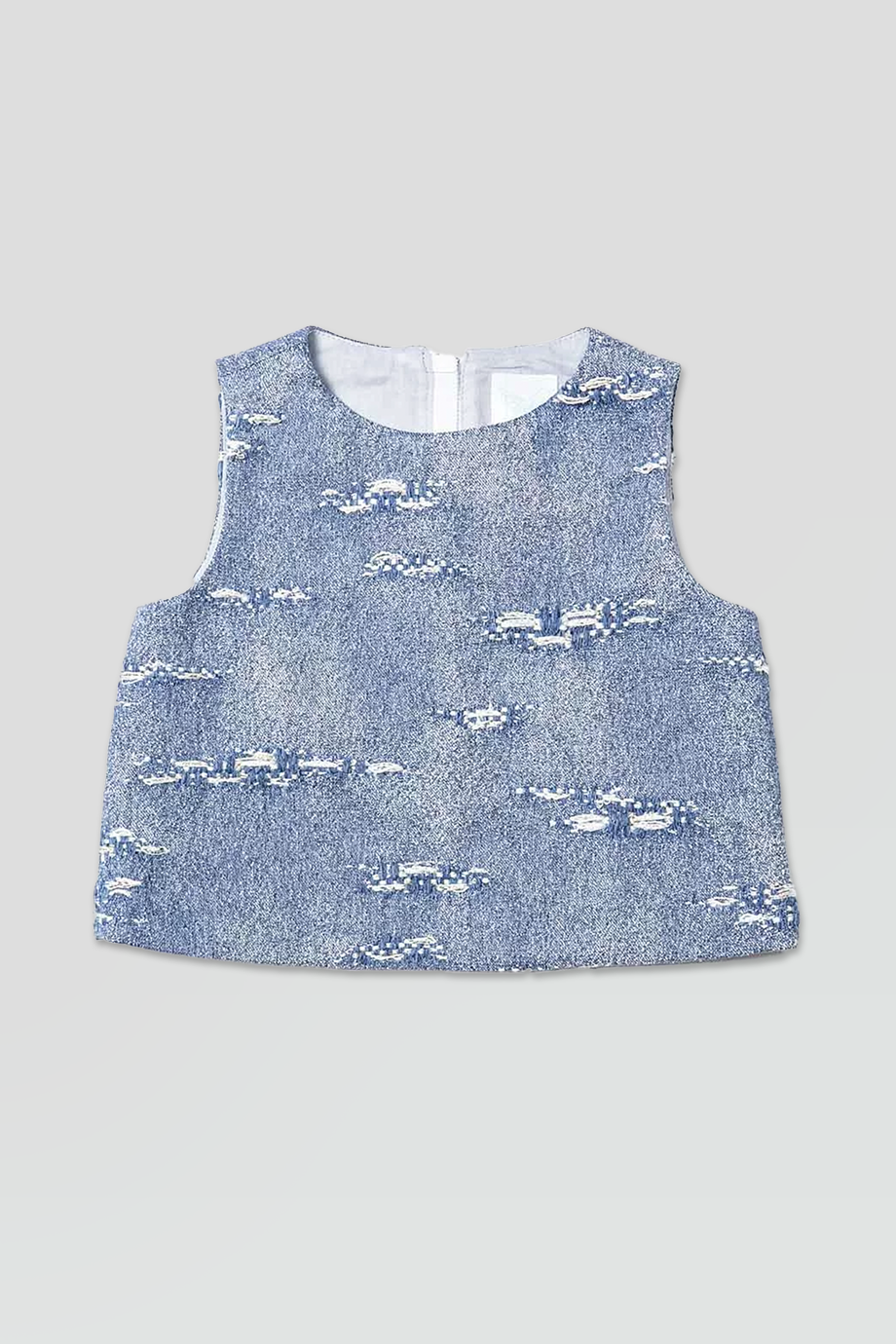 Elizabeth by Crystal Lee｜Sparkle Tutu Tank Top TUTU無袖上衣－牛仔藍