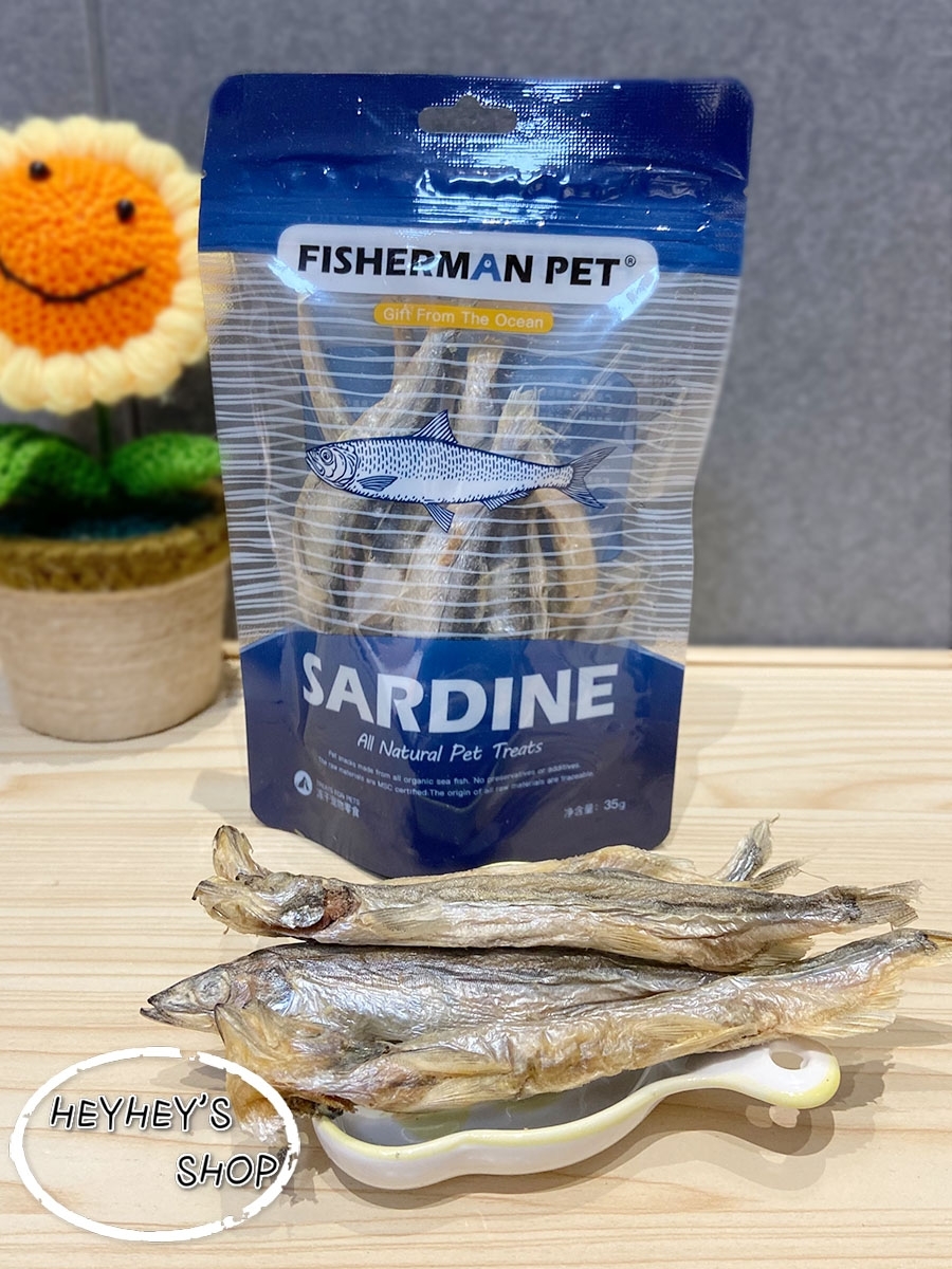FISHERMAN PET冻干沙丁鱼/冻干多春鱼 35gram