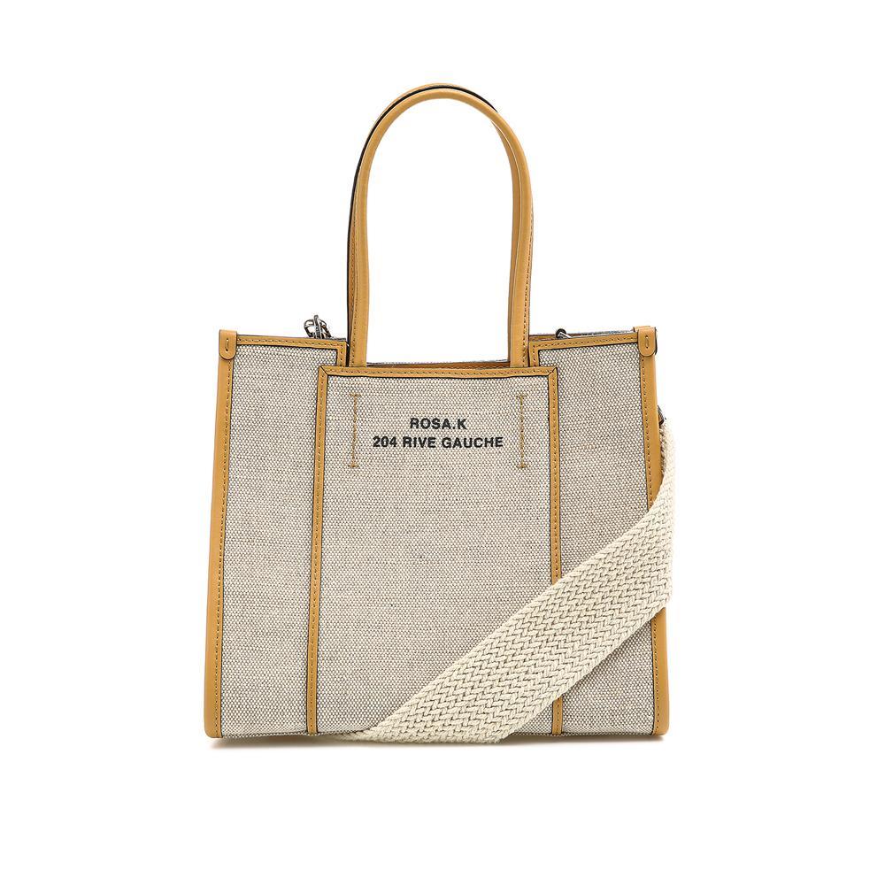 rosa.K DOMINO CANNES TOTE MUSTARD RTUSBF633UR