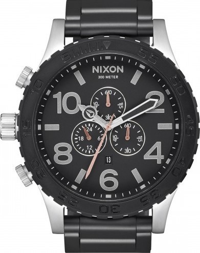 萬年鐘錶 - NIXON 尼克森 THE 51-30  CHRONO 計時碼表系列 300M防水 A083-2541   錶徑51MM