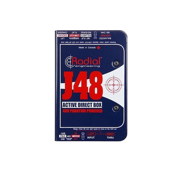 Radial Radial J48 DI BOX 主動式幻象供電 — 三峽吉他 / Bass