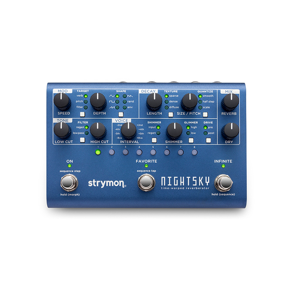 Strymon Strymon NightSky Time Warped Reverberator 空間/迴響 效果器 [會員限定- 促銷活動] — 三峽鍵盤 / 鋼琴｜YA! 玩音樂