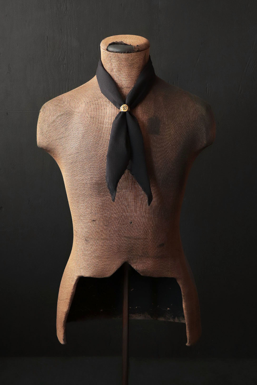 Solid Black Cooling Neckerchief / Midnight Black