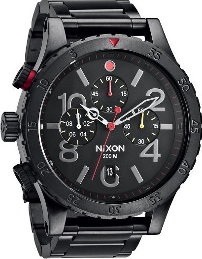萬年鐘錶 - NIXON 尼克森 THE 48-20  CHRONO 計時碼表系列 200M防水  A486-1320   錶徑48MM