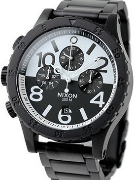 萬年鐘錶 - NIXON 尼克森 THE 48-20  CHRONO 計時碼表系列 200M防水 A486-2052  錶徑48MM