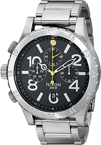 萬年鐘錶 - NIXON 尼克森 THE 48-20  CHRONO 計時碼表系列 200M防水  A486-000  錶徑48MM